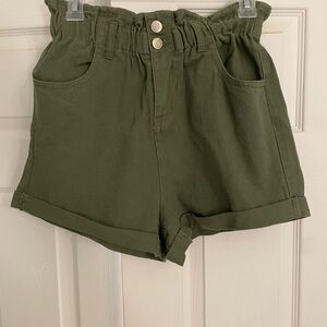 Women’s Signature8 High Waist Olive Shorts Size S